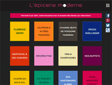 Tablet Screenshot of epicerie-moderne.com